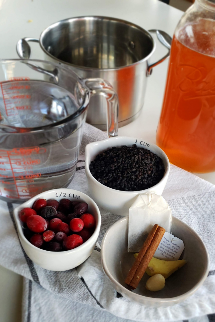 Immunity boosting elderberry syrup for kids